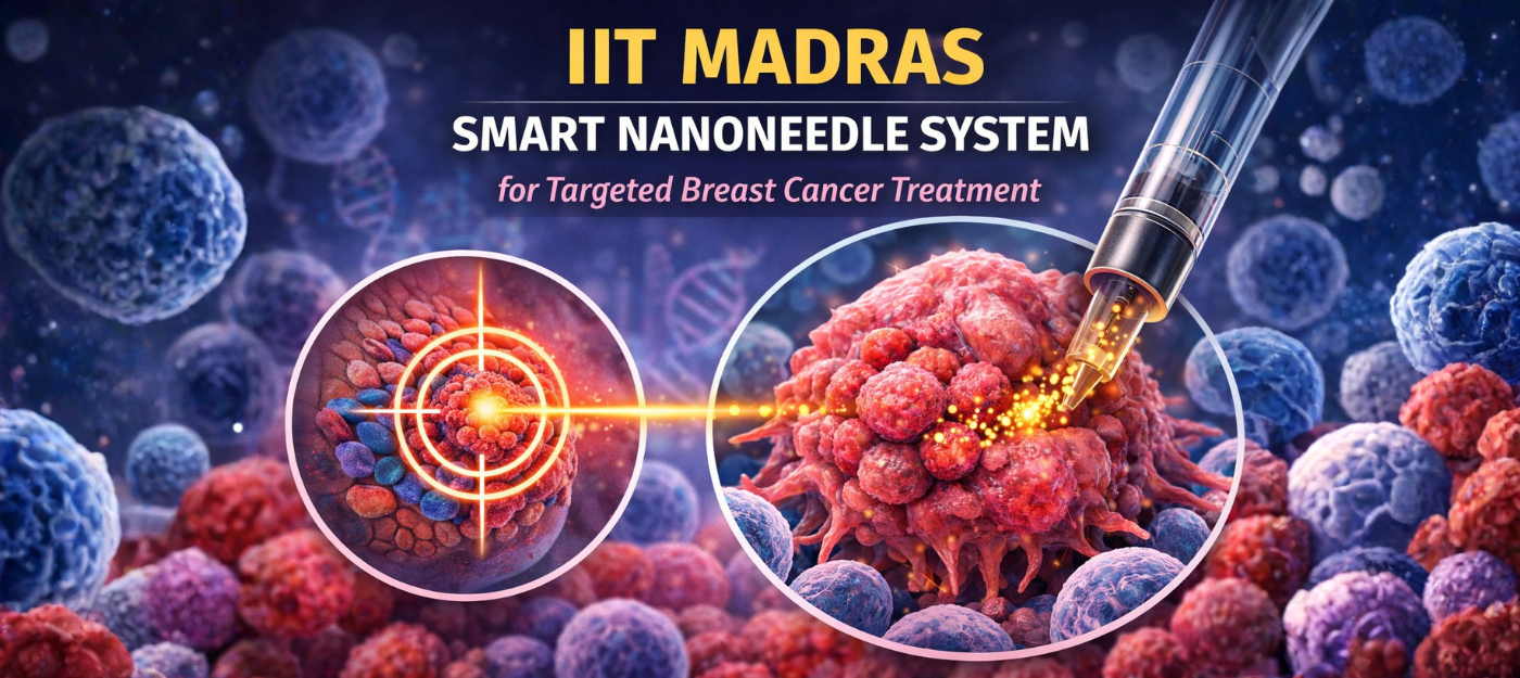 IIT Madras Scientists Develop Smart Nanoneedle System for Safer Breast Cancer Treatment